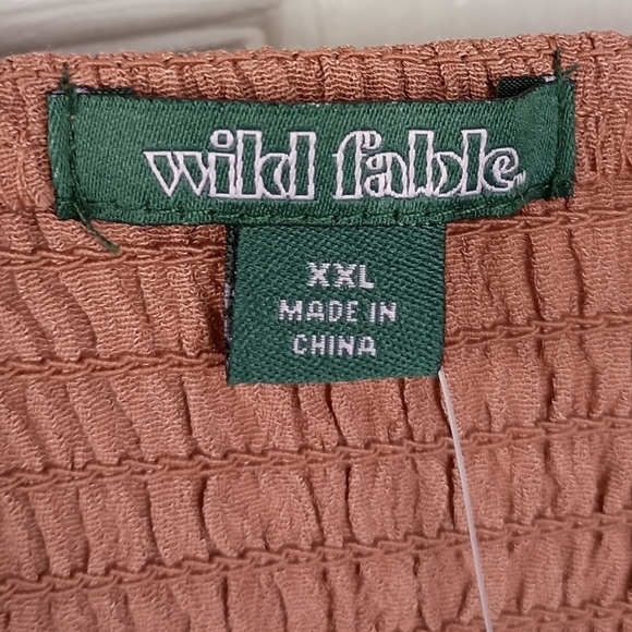 NWT Wild Fable Women' Long Sleeve Lace Bustier Top in Mauve  XXL - Picture 7 of 8